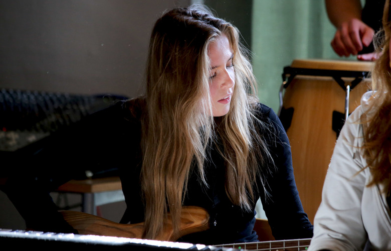 Elev på guitar